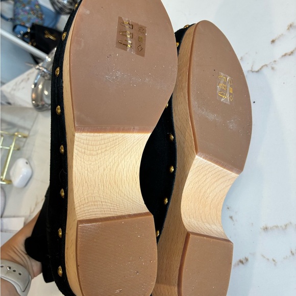 J.Crew Faux-fur lined clog boots in suede size 9 - Picture 3 of 7